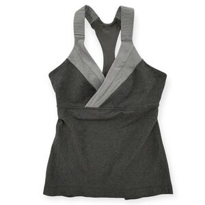 Lululemon Deep Breath Tank Top Womens Size 6 Workout Yoga Racerback Sport Active